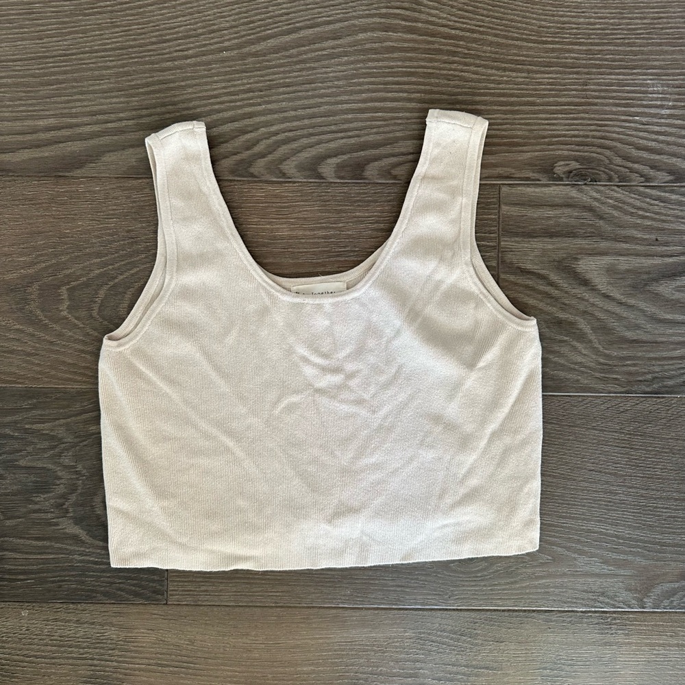 Women's Cream Tank Top